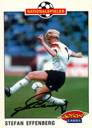 A 183196 Uwe Bein Eintracht Frankfurt SC Panini Action Card 1992-93 